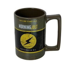 Mannys Garage Morning Jolt Caffeinated Oil Large 16 ou Coffee Mug Ceramic